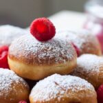 raspberry bomboloni image